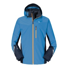 Schöffel Trekking-Hiking Jacket Kreuzjoch Gore-Tex (wind and waterproof) light blue Men